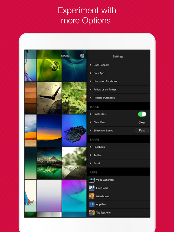 FexyPapers - Cool Wallpapers iPad screenshot 5 - Entertainment app