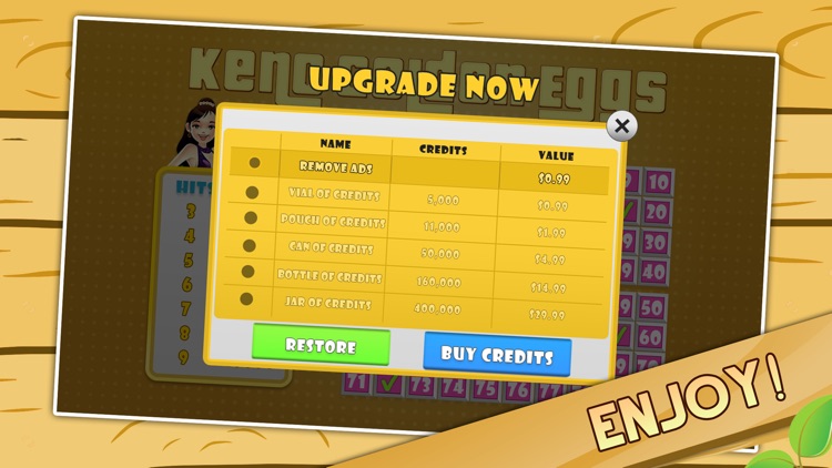 Classic Keno Golden Eggs - Bonus Multi-Card Play Free Edition screenshot-4