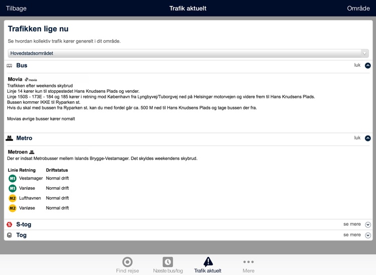 Rejseplanen til iPad screenshot-3