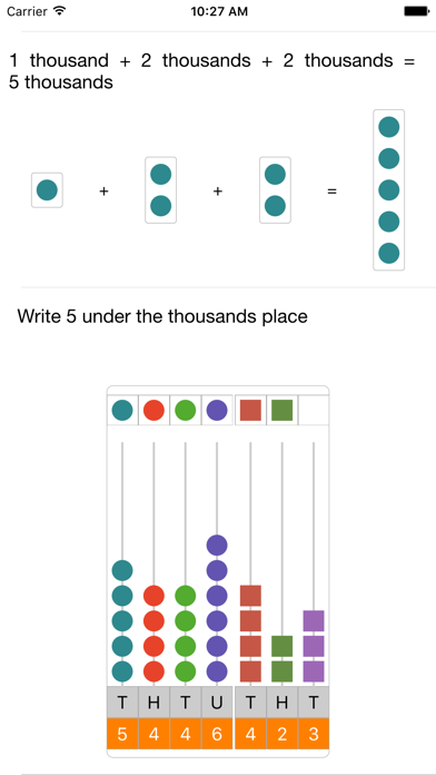 Screenshot #2 pour CalcStep Lite - Math Addition Steps in Pics