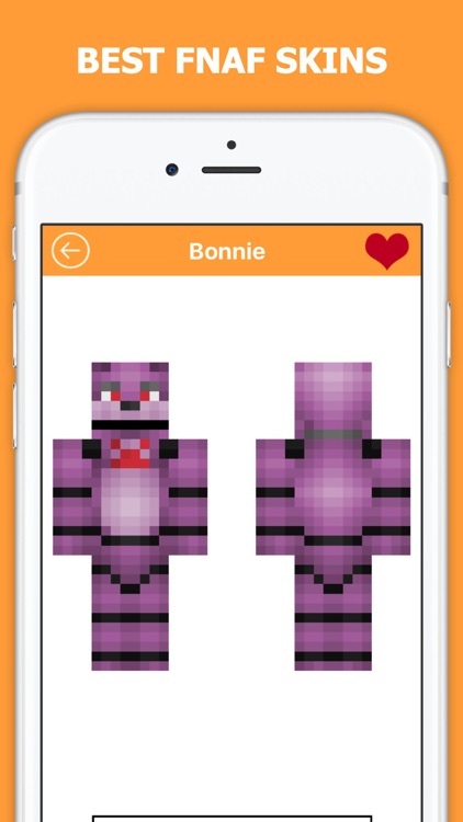 FNAF Skins PE - Free skin for Minecraft Pocket Edition