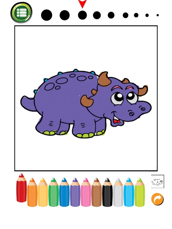 Dino Coloring Book : Free For Toddler And Kids! iPad screenshot