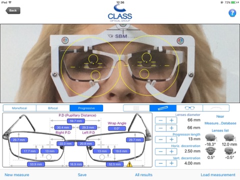 Screenshot #5 pour PD Measurement by Class Optical Ltd.