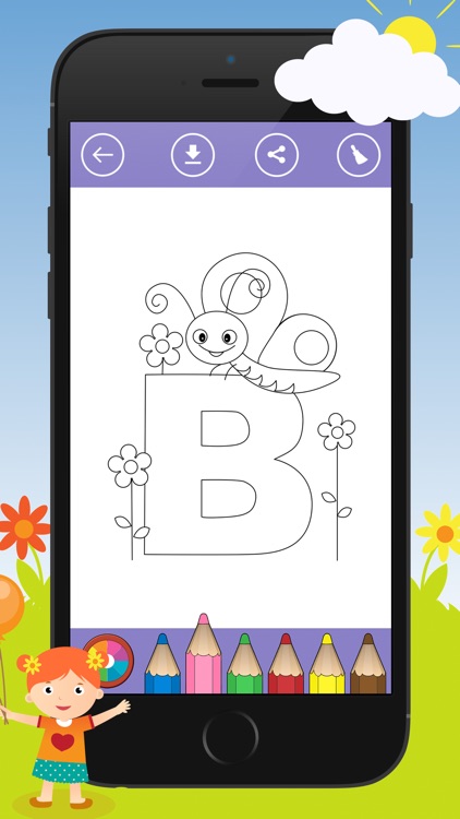 ABC Coloring Book for Kids ! Learn English Letters, Alphabet