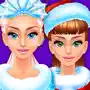 Frosty Christmas Beauty Salon - Makeover Spa Games