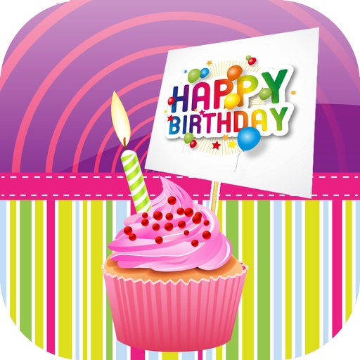 Birthday Card.s Maker  – Create Custom eCards and cute Happy Bday Invitations icon