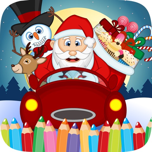 Christmast Colorbook Educational Coloring Game for Kids icon