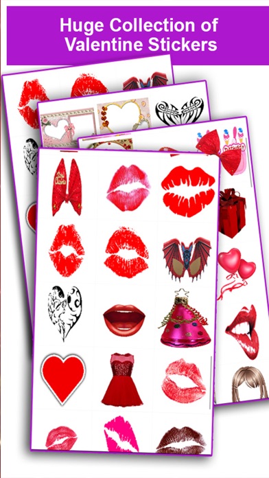 How to cancel & delete Valentine Stickers Box - Lovely Photo Editor with Customize Tattoos Frames from iphone & ipad 4