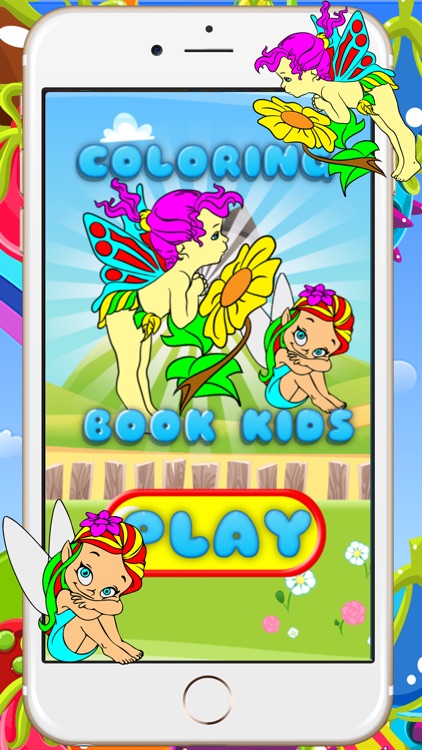 Fairy Coloring Books For Kids - Drawing Painting Princess Games