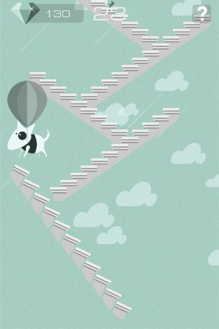 Chameleon run on the zip zap stairway: Flip Jump and Diving screenshot 2