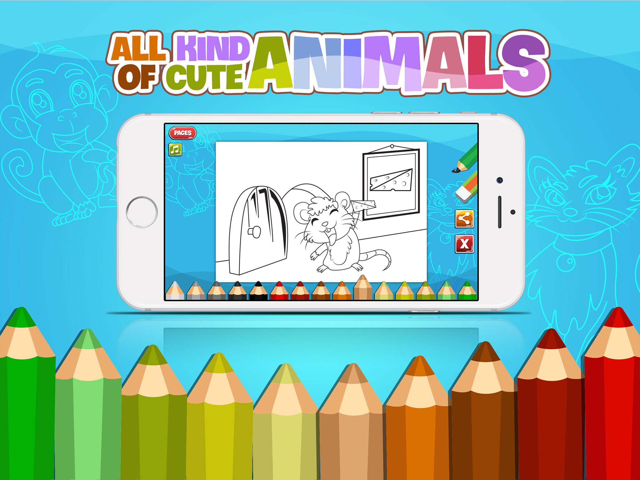 KidsPaint - Coloring Cool Animals to Relax
