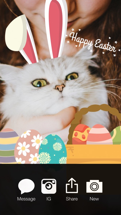 Happy Easter - Easter Celebration Everyday FREE Photo Stickers