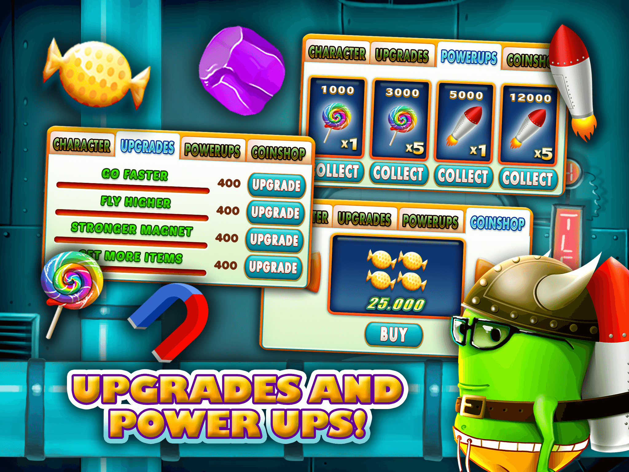 Monster Jump Race-Smash Candy Factory Jumping Game screenshot 10