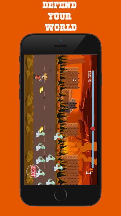 Screenshot #2 pour Cowboys Vs Zombies 1