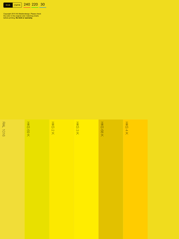 Screenshot #5 pour RGB / CMYK Converter to RAL and HKS