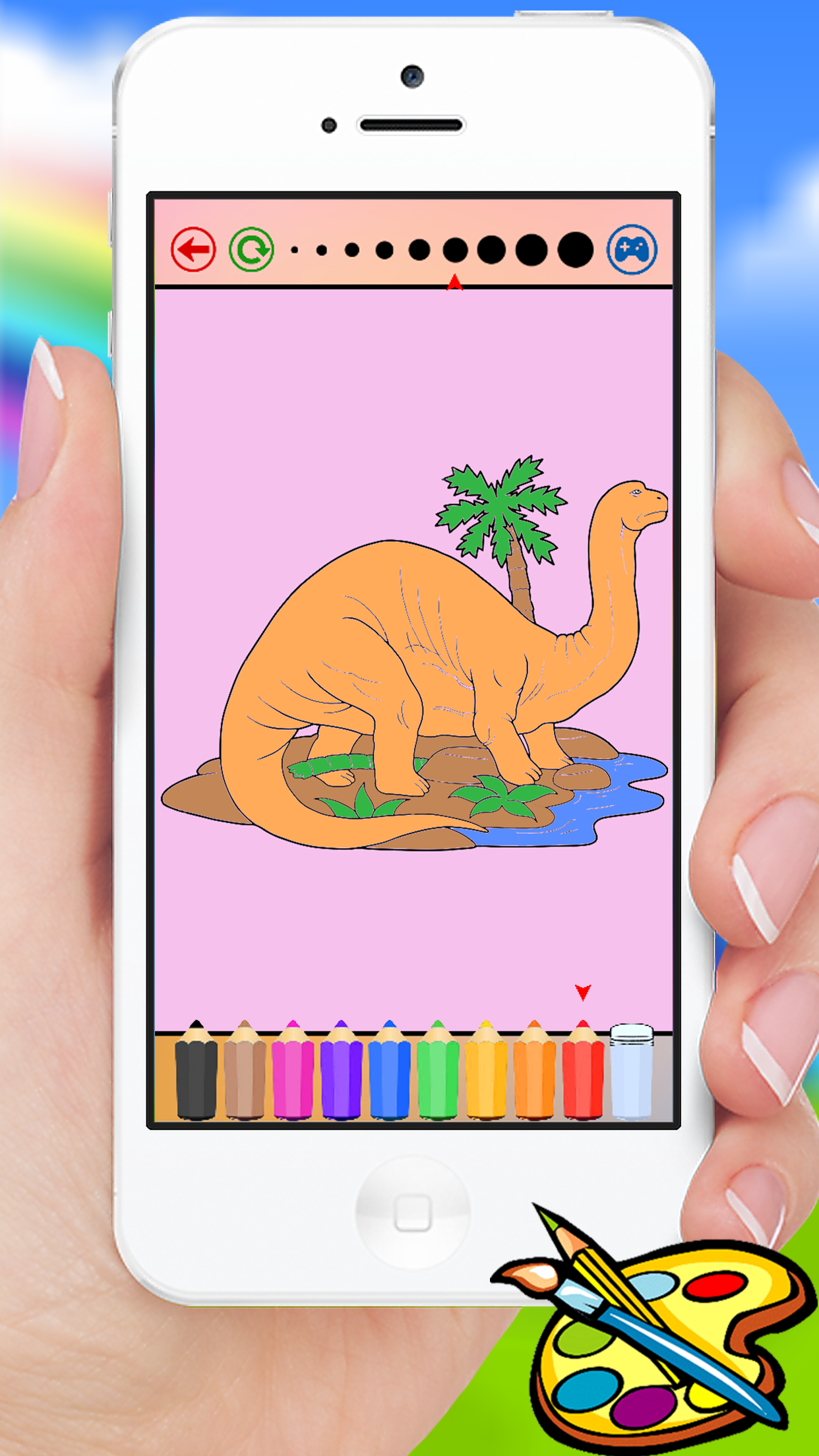 Dinosaur Coloring Book for Kids and kindergarten screenshot 4