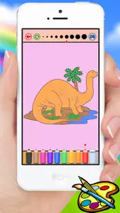 Dinosaur Coloring Book for Kids and kindergarten screenshot #4 for iPhone