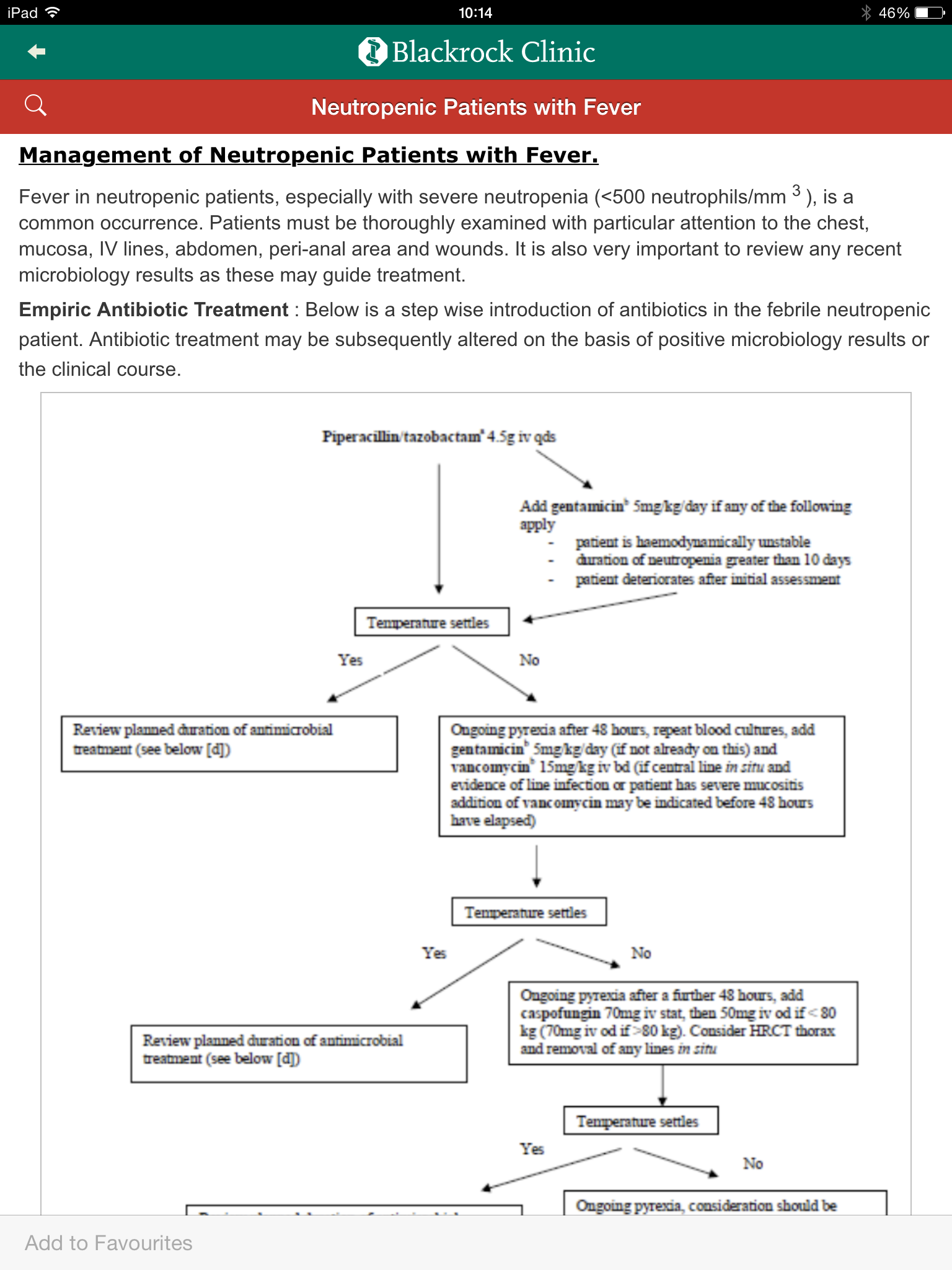 Blackrock Clinic Antimicrobial Guidelines in Adults screenshot 9