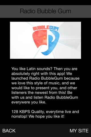 Radio Bubble Gum screenshot 3