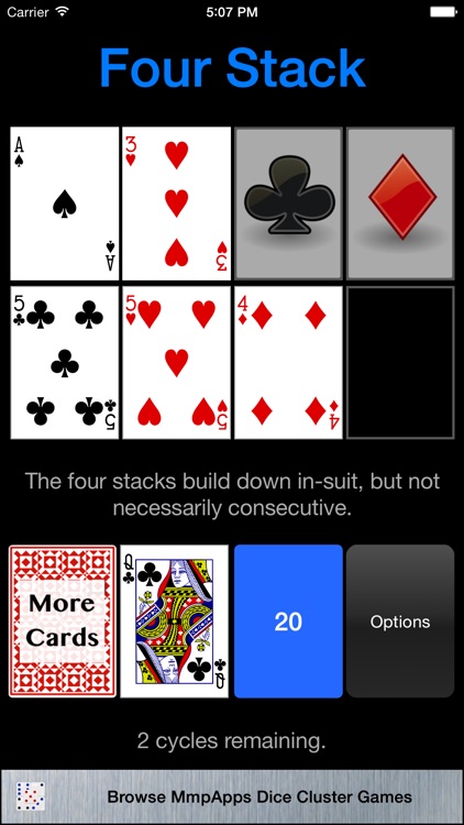 Four Stack Solitaire