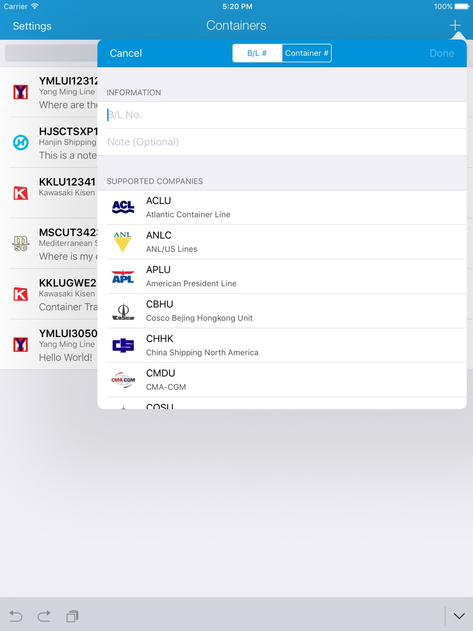 iPad screenshot