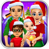 Little Christmas Santa Vacation Salon - baby xmas doctor spa games