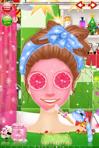 Christmas Salon - Girls Makeup, Dressup and Makeover Games screenshot 2