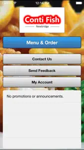 Conti Fish Bar screenshot #1 for iPhone