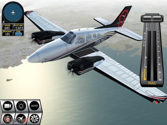 Flight Simulator FlyWings Online 2016 HD iPad app afbeelding 1