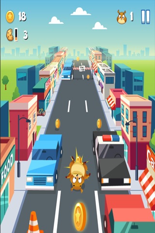 Giant Hamster Run - Run for Fun screenshot 2