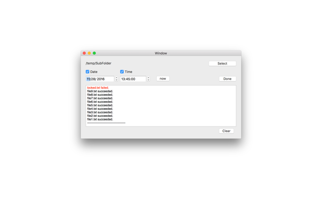 File Time Stamper
