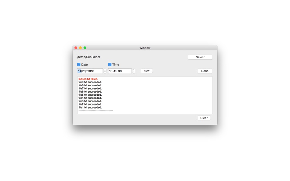 #1. File Time Stamper (macOS) Bởi: 康弘 Uemura