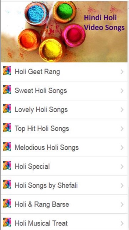 Hindi Holi Video Songs