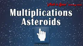 Game screenshot Multiplications Asteroids – Math in Space learning series mod apk