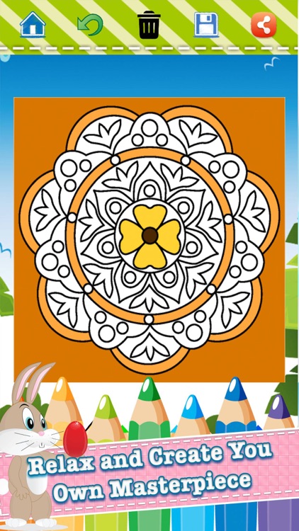 Adult Coloring Book Mandala - Free Fun Games for Stress Bringing Relax Curative Relieving Color Therapy
