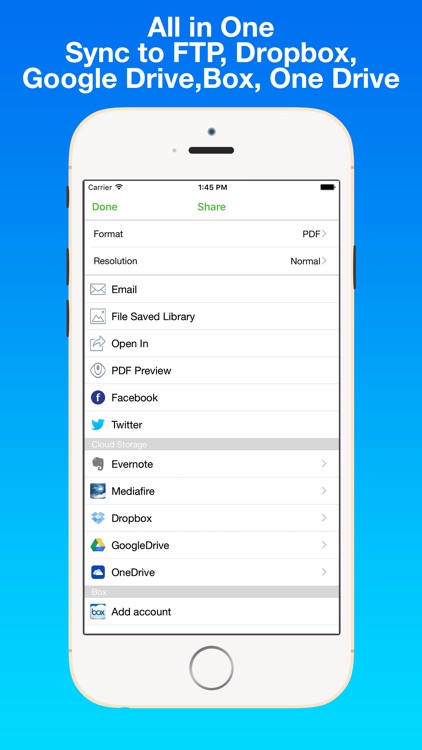 iSnapScan Free-Receipts Scanner, Photo to document