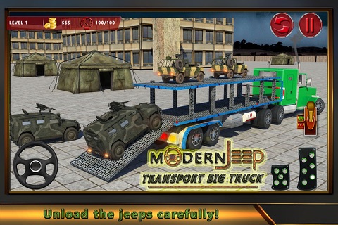 Modern Jeep Transport Big Truck screenshot 4