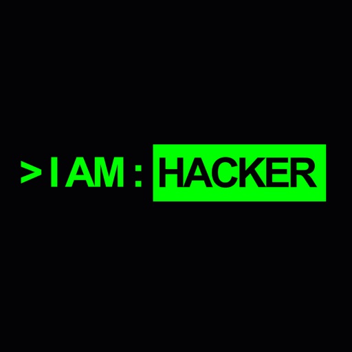 I Am: Hacker Icon