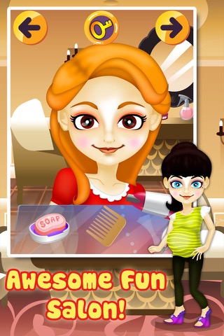 Pregnant Mommy's Salon Spa Fun - hair beauty makeover & new baby nail games (girl & boy) 2!のおすすめ画像1