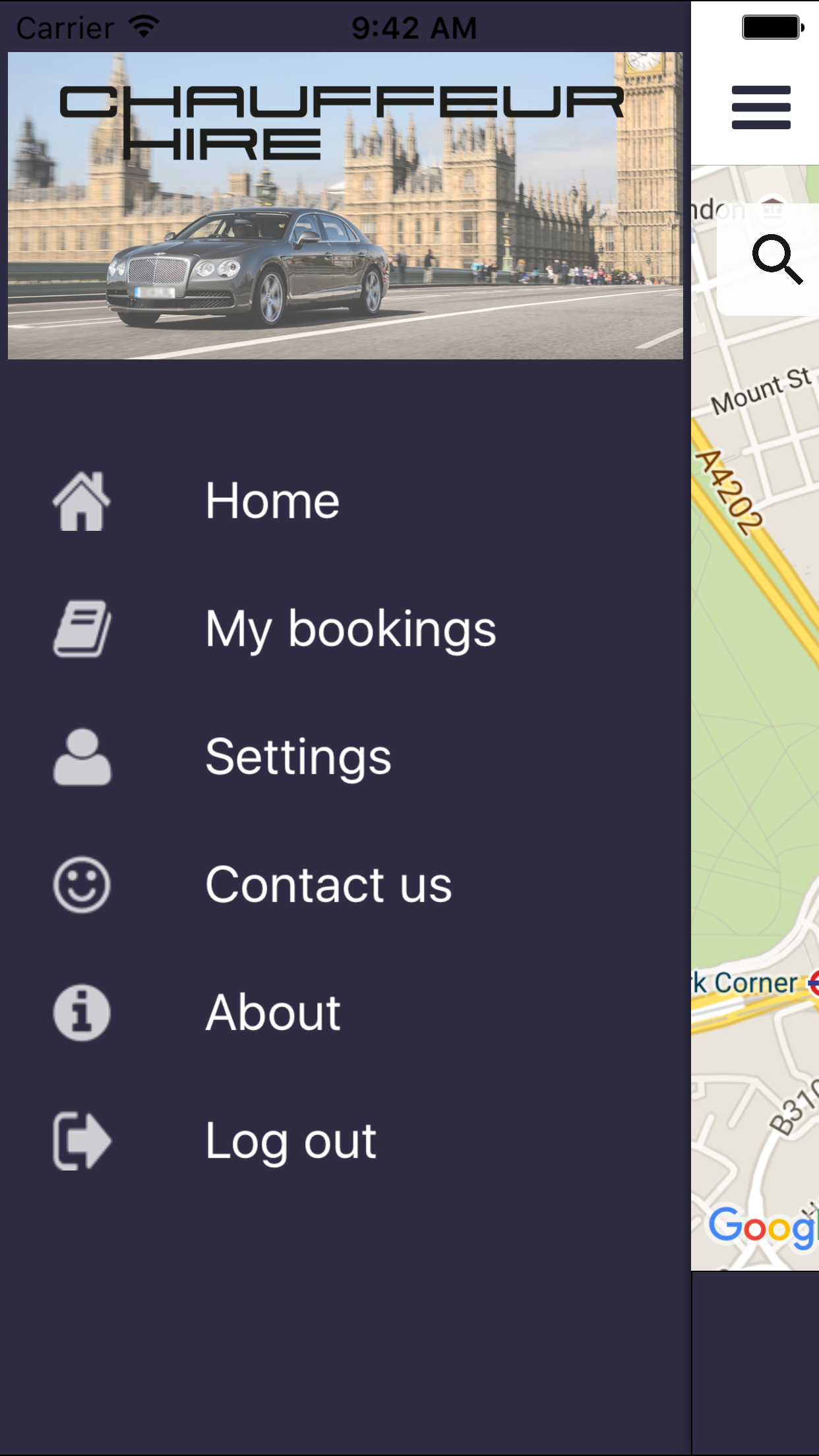 Chauffeur Hire screenshot 4