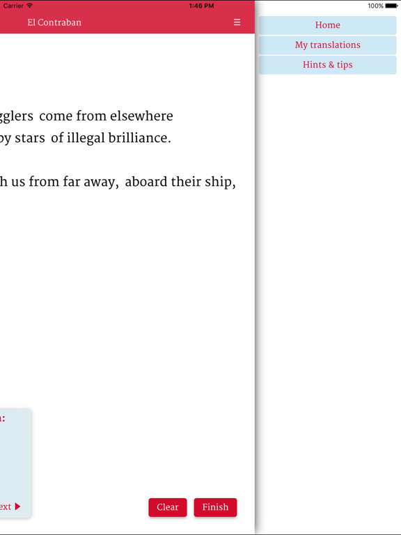 Screenshot #6 pour Translatory – translate poetry for fun!