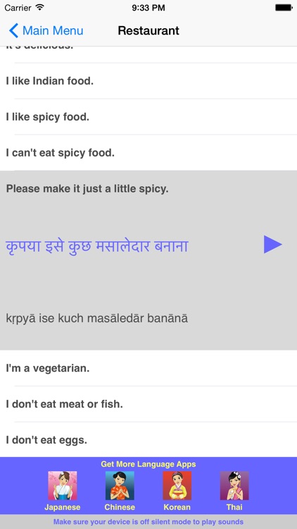 Speak Hindi Travel Phrasebook