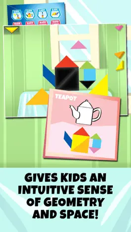Game screenshot Kids Learning Puzzles: Houseware, My Tangram Tiles apk