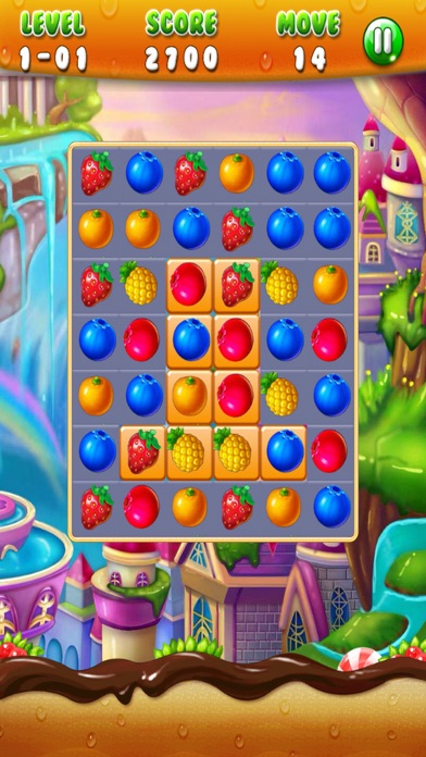 How to cancel & delete Puzzle Fruit Blitz Match 3 - Fruit Connection from iphone & ipad 1