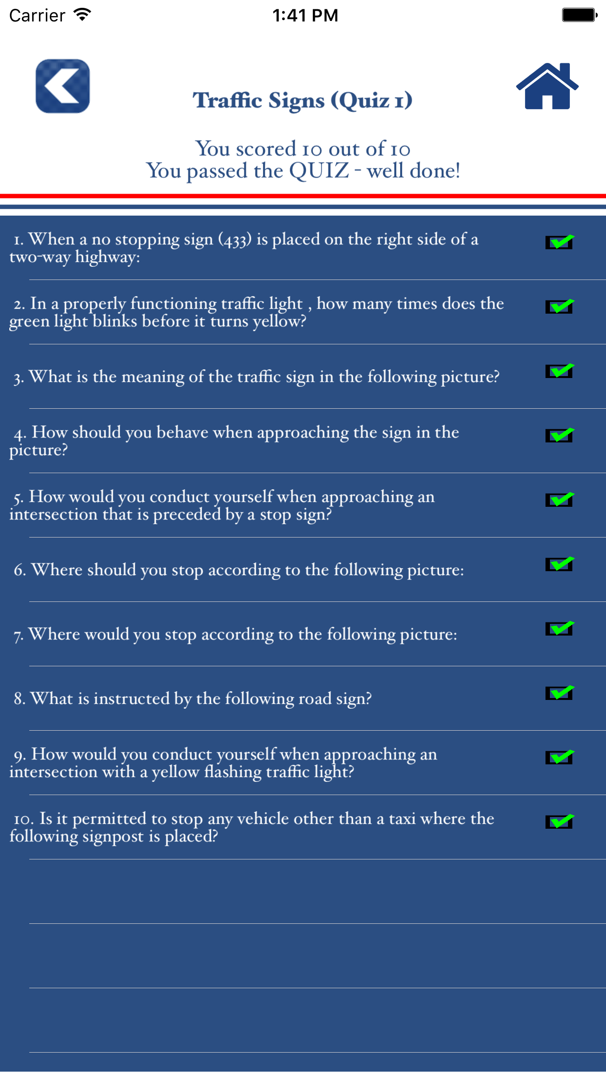 Israel Driving Theory Test
