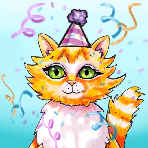 Cat Hat Party - Animated Book App for Children