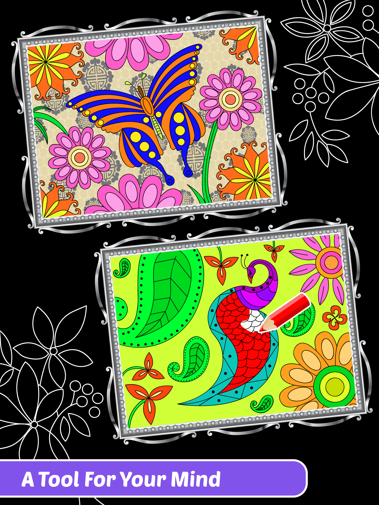 Enchanted Forest Art Class- Coloring Book for Adults