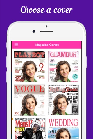 CoverCam - magazine cover maker with original mag typography & fonts screenshot 3