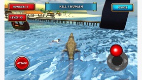Crocodile Sim Beach Hunt screenshot