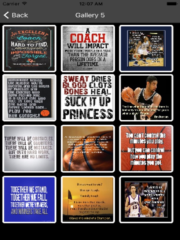 Screenshot #4 pour Basketball Quotes